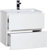 Тумба с раковиной Aquanet Алвита 00213095 60х50 подвесная цвет белый