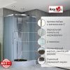 Душевая кабина AvaCan EM EM2010N 100х100 четверть круга без крыши ориентация универсальная