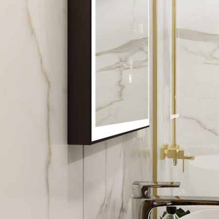 Зеркало Continent Frame Black ЗЛП948 60х80 подвесное