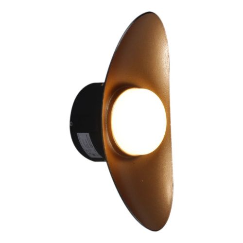 Уличный настенный светильник Reluce 86868-9.2-001JH LED7W BK+GD - фото 2