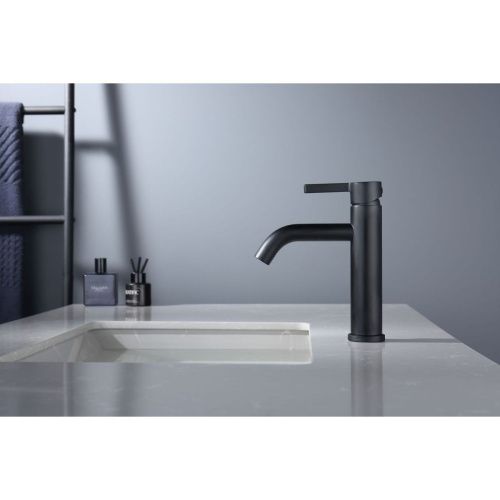 Смеситель Splenka S221 S221.10.06 на раковину черный - фото 4