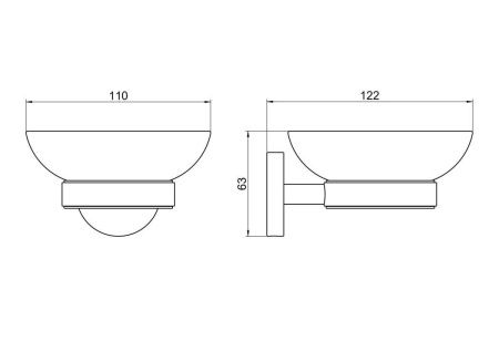 Мыльница Aquatek Бетта AQ4603BGM
