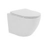 Унитаз подвесной Taliente Amato Tornado 3 AM55003 белый с сиденьем микролифт безободковый смыв торнадо