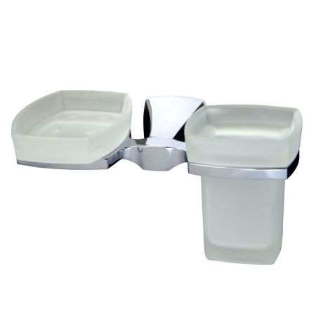 Стакан с мыльницей WasserKRAFT 2526