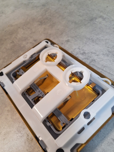 Клавиша смыва механическая AltroBagno Beni aggiuntivi AltroBagnoPFP003FQ цвет розовый матовый - фото 5