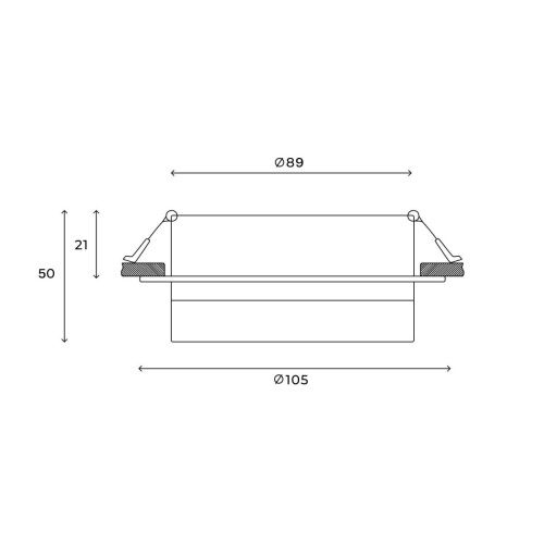 Светильник встраиваемый Hesby Lighting Nimbus (Нимбус) HSBL_0129 - фото 2