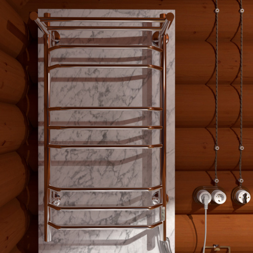 Полотенцесушитель Тругор Браво Пэк сп БравоПэксп3П/1005032 53х100 электрический хром - фото 2