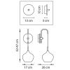 Бра Lightstar Pentola (Пентола) 803540