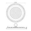 Светильник подвесной Uniel ULY-U37D-200W/4000K IP65 GREY