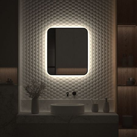 Зеркало с подсветкой Defesto AURA DF 2966 60х70 подвесное