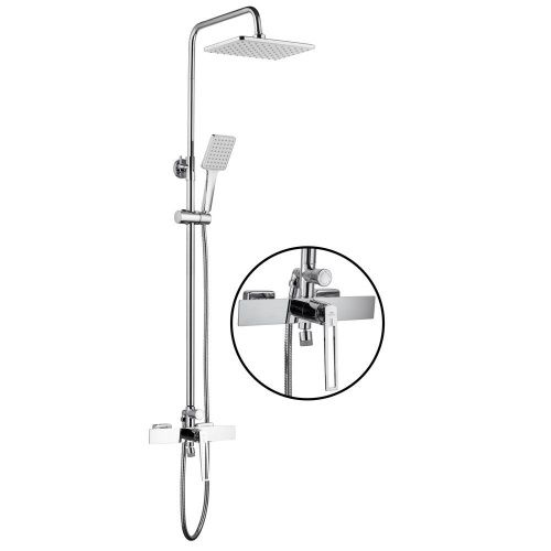 Душевая стойка Fashun A2457 настенная цвет хром - фото 2