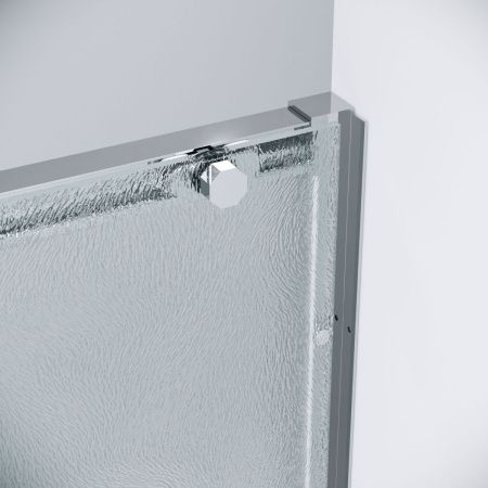 Душевая дверь Grossman Style 100.K33.05.130.10.02 130х195 стекло текстурное профиль хром