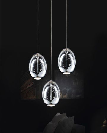 Светильник подвесной Delight Collection Terrene (Террене) MD13003023-3A chrome