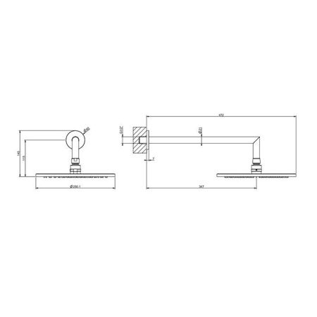 Верхний душ Gessi Shower Sets 63348#708 медь