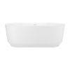 Ванна акриловая Wellsee Air Gap R 238601000 170х75 отдельностоящая овальная с ножками