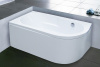 Ванна акриловая Royal Bath AZUR RB614202L 160х80 пристенная асимметричная без каркаса