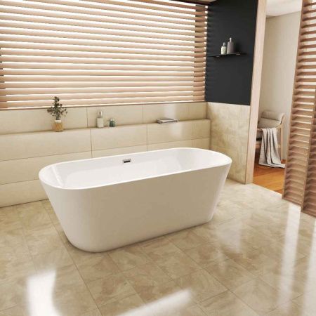 Ванна акриловая Grossman Forta GR-1501 170х80 отдельностоящая овальная с каркасом