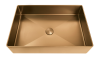 Раковина из нержавеющей стали AltroBagno Solido AltroBagnoSolido001023RaSp 60х40 накладная цвет медь