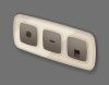 Комплект механизма компьютерной розетки Ambrella Volt MO642005