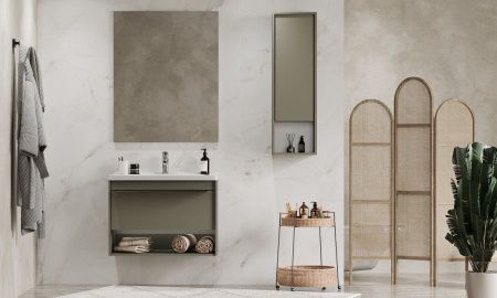 Зеркало Aquaton Альма 1A287802A3010 80х100 подвесное