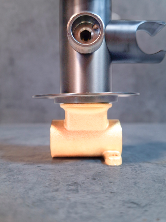 Гигиенический душ со смесителем AltroBagno Modern AltroBagnoModern060126Ni никель