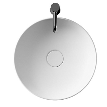 Раковина керамическая Alice Hide 31140101 40х40 накладная цвет белый глянцевый