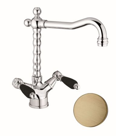 Смеситель для кухни Fiore 22ZZ0625 на мойку бронза