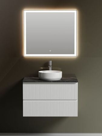 Тумба под раковину Sancos SNOB T SNT80W 80х40 подвесная цвет белый