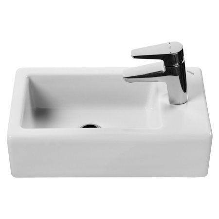 Раковина из сантехнического фарфора Santek Эрис WH301972 50х30 накладная цвет белый