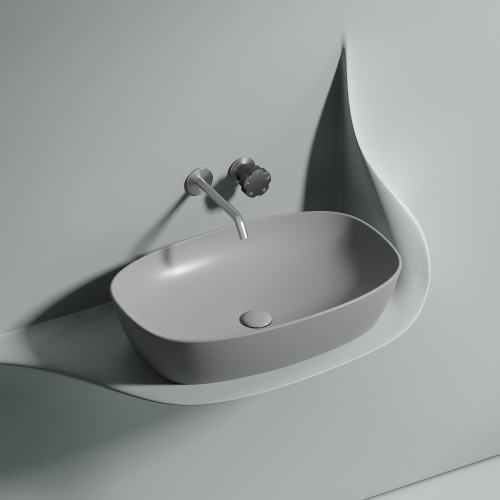 Раковина Ceramica Nova ELEMENT 60 см CN6049MSG накладная цвет серый матовый - фото 3