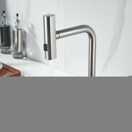 Смеситель для кухни Raffine F203L на мойку сатин