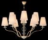 Люстра подвесная Crystal Lux Armando Gold (Армандо Голд) ARMANDO SP6+6 GOLD