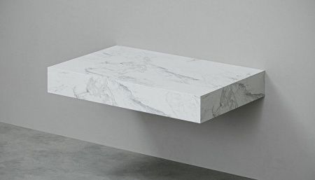 Столешница Velvex UNIT st.UNI.80-630 80х50 подвесная цвет белый
