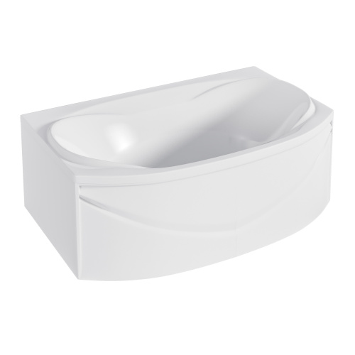 Ванна акриловая 1MarKa SIRAKUSA 01син1912 190х120 пристенная прямоугольная без каркаса - фото 3 Ванна акриловая 1MarKa SIRAKUSA 01син1912 190х120 пристенная прямоугольная без каркаса - фото 3