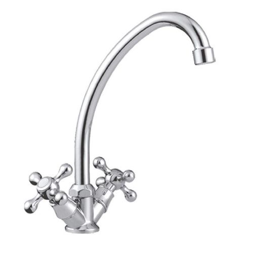 Смеситель для кухни Cron CN4008 на мойку хром - фото 2