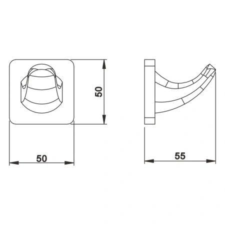 Крючок Rose RG15H RG1511H