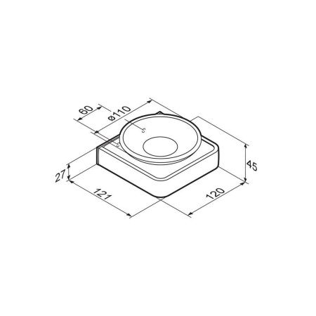 Мыльница + держатель Damixa Damixa Jupiter DA7734200
