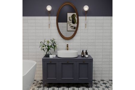 Раковина из сантехнического фарфора Wellsee Belle Spa 335702000 50х40 накладная цвет белый без отверстий под смеситель