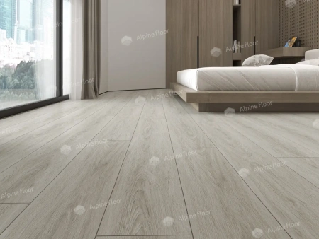 Кварцвиниловая плитка Alpine Floor Easy Line ECO 3-15 Дуб Кофейный толщина 0.3 см 43 класс 1219,2х184,15