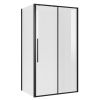 Душевой уголок Niagara Nova NG-84-11AB-A100B-34 110х100 стекло прозрачное профиль черный без поддона