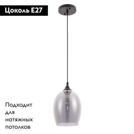 Светильник подвесной Arte Lamp Propus (Пропус) A4344SP-1BK