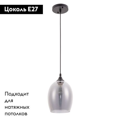 Светильник подвесной Arte Lamp Propus (Пропус) A4344SP-1BK - фото 2