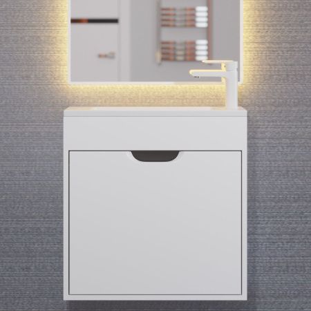 Тумба с раковиной Uperwood UPD Modul 393020557 60х20 цвет белый