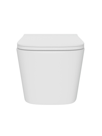 Унитаз подвесной Teymi Helmi T40310 белый с сиденьем микролифт безободковый смыв торнадо