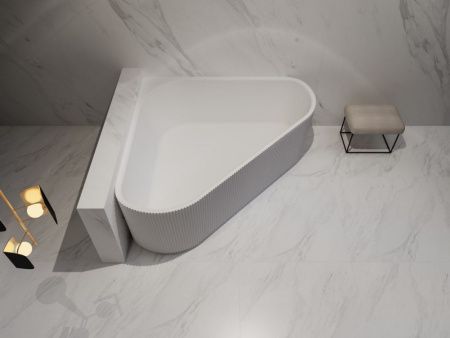 Ванна акриловая Abber AB9446MW 150х150 угловая четверть круга с каркасом