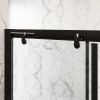 Душевой уголок Cerutti SPA MARBELLA 120B R 120х80 стекло прозрачное профиль черный без поддона