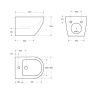 Биде подвесное BelBagno SFERA-R BB046BH цвет белый
