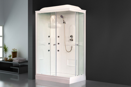 Душевая кабина Royal Bath HP RB8120HP2-T-L 120х80 прямоугольная с крышей ориентация левая