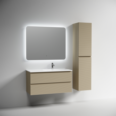 Тумба под раковину Sancos FOLK FL100RCP 100х40 подвесная цвет бежевый