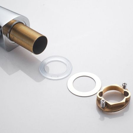 Смеситель для кухни Shevanik S543-9 на мойку хром/серый